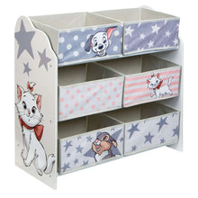 Load image into Gallery viewer, 101 Dalmations Disney Kids Bedroom Toy Storage Unit with 6 Bins - Aristocats, Bambi, Thumper hello4kids