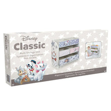 Load image into Gallery viewer, 101 Dalmations Disney Kids Bedroom Toy Storage Unit with 6 Bins - Aristocats, Bambi, Thumper hello4kids