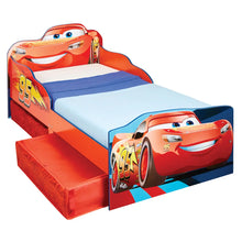 Load image into Gallery viewer, Disney Cars Kids Toddler Bed with Storage hello4kids