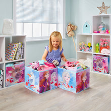 Load image into Gallery viewer, Frozen Kids Cube Toy Storage Boxes hello4kids