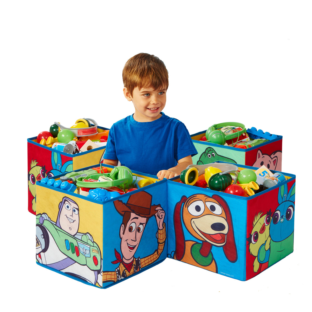 Box filled with Toy Story Collection for Kids 