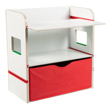 Load image into Gallery viewer, Room 2 Build Kids Toy Storage Unit with Building Brick hello4kids