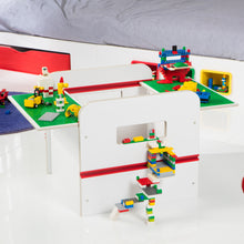 Load image into Gallery viewer, Room 2 Build Kids Toy Box with Building Brick Display hello4kids