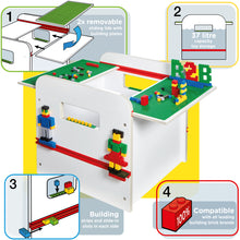 Load image into Gallery viewer, Room 2 Build Kids Toy Box with Building Brick Display hello4kids