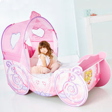 Load image into Gallery viewer, Disney Princess Kids Carriage Toddler Bed with light up canopy Disney4kids