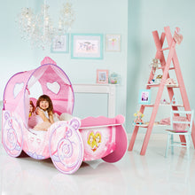 Load image into Gallery viewer, Disney Princess Kids Carriage Toddler Bed with light up canopy Disney4kids