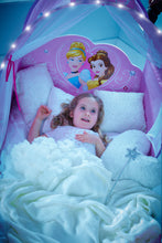 Load image into Gallery viewer, Disney Princess Kids Carriage Toddler Bed with light up canopy Disney4kids