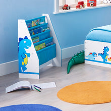 Load image into Gallery viewer, Dinosaurs Kids Sling Bookcase - Bedroom Book Storage Disney4kids