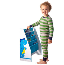 Load image into Gallery viewer, Dinosaurs Kids Sling Bookcase - Bedroom Book Storage Disney4kids