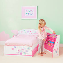 Load image into Gallery viewer, Flowers and Birds Kids Sling Bookcase - Bedroom Book Storage Disney4kids