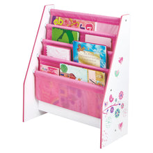 Load image into Gallery viewer, Flowers and Birds Kids Sling Bookcase - Bedroom Book Storage Disney4kids