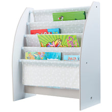 Load image into Gallery viewer, White Kids Sling Bookcase - Bedroom Book Storage hello4kids
