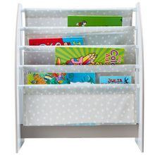Load image into Gallery viewer, White Kids Sling Bookcase - Bedroom Book Storage hello4kids