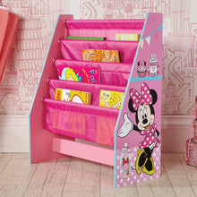Load image into Gallery viewer, Minnie Mouse Kids Sling Bookcase - Bedroom Book Storage hello4kids