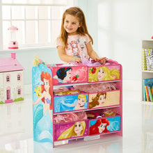 Laadige pilt galeriivaaturisse, Disney Princess Toy Storage Unit with 6 Bins Disney4kids
