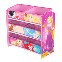 Laadige pilt galeriivaaturisse, Disney Princess Toy Storage Unit with 6 Bins Disney4kids