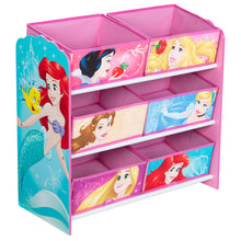 Laadige pilt galeriivaaturisse, Disney Princess Toy Storage Unit with 6 Bins Disney4kids