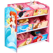 Laadige pilt galeriivaaturisse, Disney Princess Toy Storage Unit with 6 Bins Disney4kids