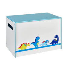 Load image into Gallery viewer, Dinosaurs Kids Toy Box - Children's Bedroom Storage Chest Disney4kids