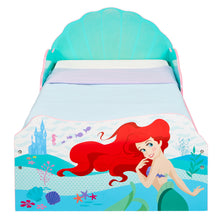 Load image into Gallery viewer, Disney Princess Ariel Kids Toddler Bed with Storage Drawers Disney4kids