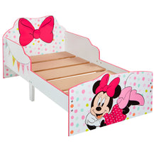 Lade das Bild in den Galerie-Viewer, Minnie Mouse Toddler Bed with underbed storage hello4kids