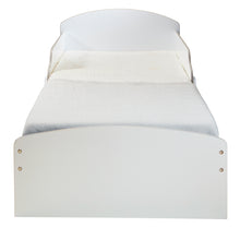 Load image into Gallery viewer, White Kids Toddler Bed with Storage Drawers hello4kids