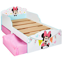 Load image into Gallery viewer, Minnie Mouse Kids Toddler Bed with Storage Drawers hello4kids