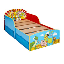 Load image into Gallery viewer, Toy Story 4 Kids Toddler Bed with Storage Drawers hello4kids