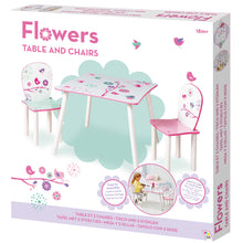 Load image into Gallery viewer, Flowers and Birds Kids Table and 2 Chairs Set Disney4kids
