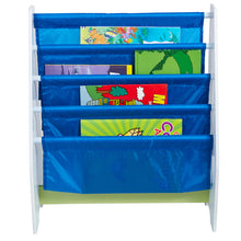 Load image into Gallery viewer, Vehicles Kids Sling Bookcase - Bedroom Book Storage hello4kids
