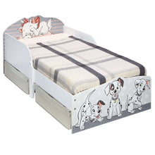 Загрузить изображение в средство просмотра галереи, 101 Dalmations Kids Toddler Bed with Storage Drawers Disney4kids
