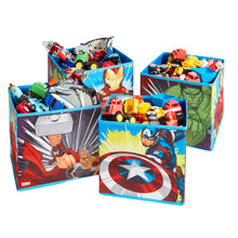 Lataa kuva Galleria-katseluun, Marvel Avengers Kids Cube Toy Storage Bins  hello4kids
