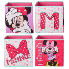 Lataa kuva Galleria-katseluun, Minnie Mouse Kids Cube Toy Storage Boxes hello4kids
