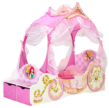 Загрузить изображение в средство просмотра галереи, Disney Princess Toddler Bed with Storage Drawer Disney4kids
