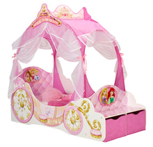 Lataa kuva Galleria-katseluun, Disney Princess Toddler Bed with Storage Drawer Disney4kids
