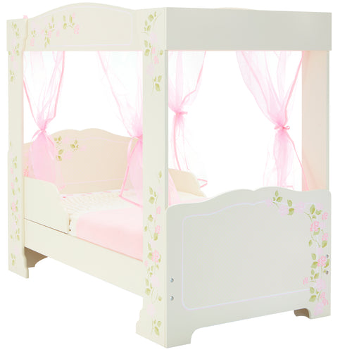 Rose 4 Poster Kids Toddler Bed hello4kids