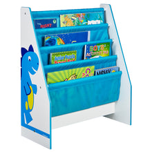 Carica l&#39;immagine nel visualizzatore di Gallery, Dinosaurs Kids Sling Bookcase - Bedroom Book Storage  Disney4kids
