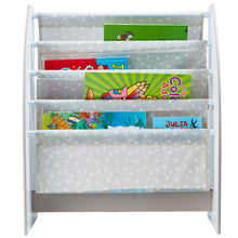 Load image into Gallery viewer, White Kids Sling Bookcase - Bedroom Book Storage hello4kids
