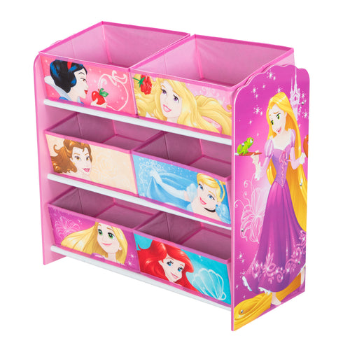 Disney Princess Toy Storage Unit with 6 Bins Disney4kids