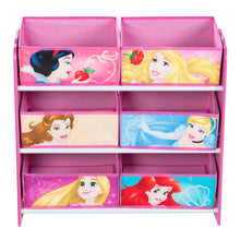 Load image into Gallery viewer, Disney Princess Toy Storage Unit with 6 Bins Disney4kids
