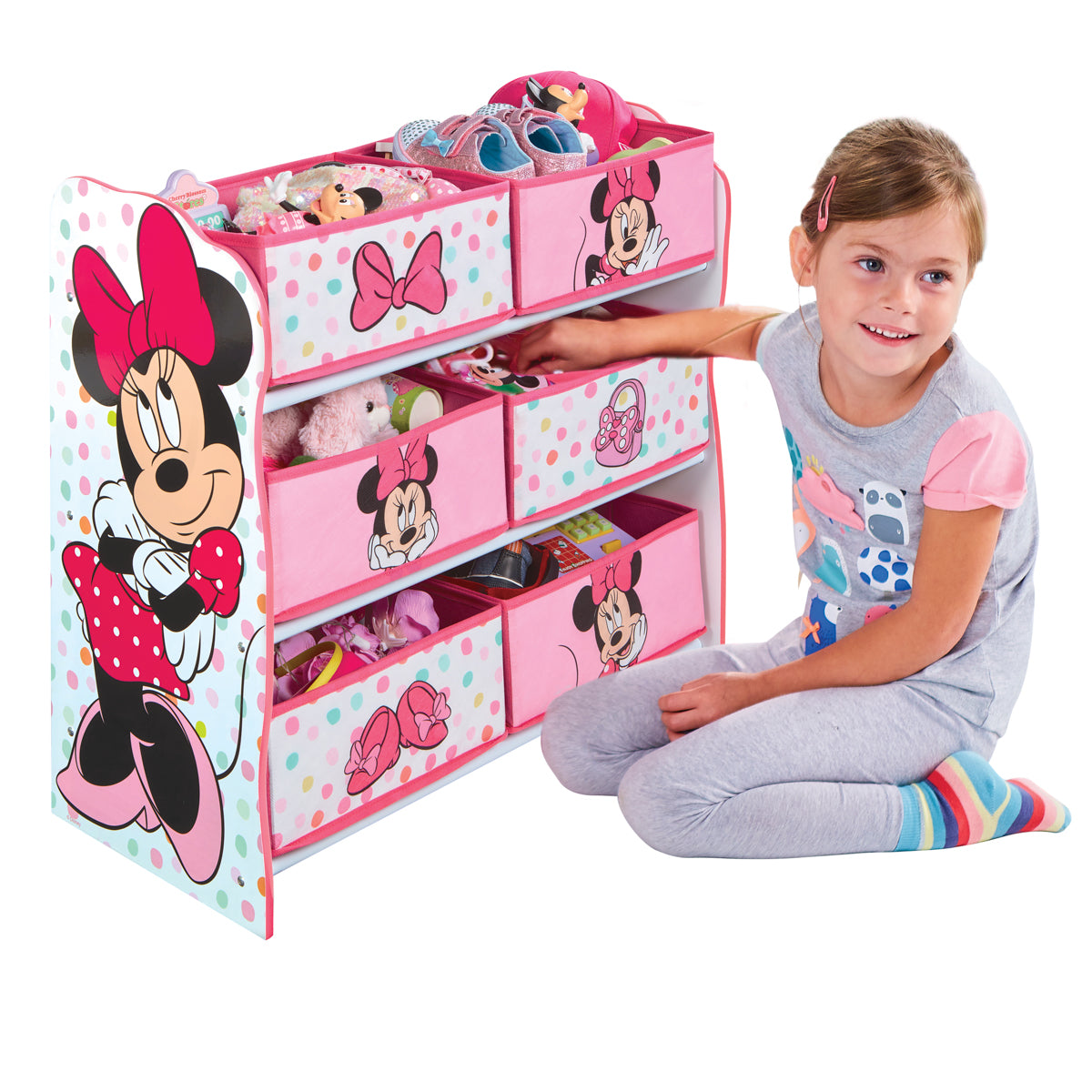 Portagiochi Minnie Cassapanca In Legno Portagiochi Disney Minnie