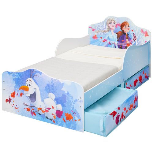 Frozen Kids Toddler Bed with Storage Drawers hello4kids