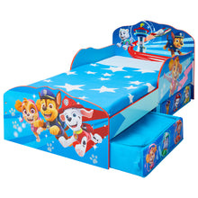 Load image into Gallery viewer, Paw Patrol Kids Toddler Bed with Storage Drawers hello4kids
