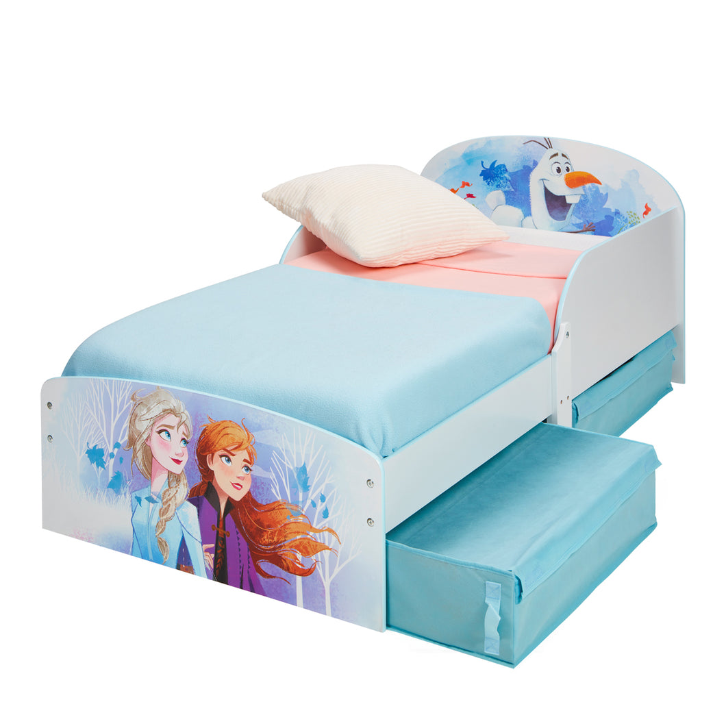 Frozen Kids Toddler Bed with Storage Drawers hello4kids