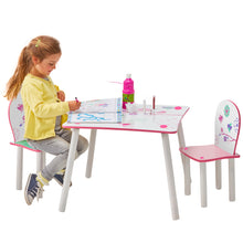 Load image into Gallery viewer, Flowers and Birds Kids Table and 2 Chairs Set Disney4kids
