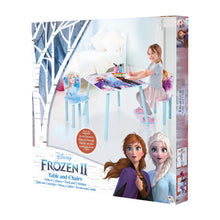 Lataa kuva Galleria-katseluun, Frozen Kids Table and 2 Chairs Set hello4kids
