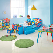 Загрузить изображение в средство просмотра галереи, Paw Patrol Kids Toddler Bed with cube toy storage hello4kids
